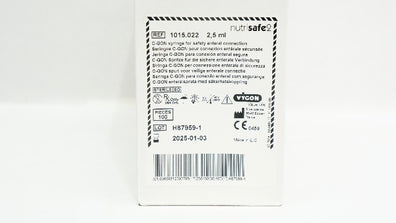 Vygon 1015.022 Value Life NutriSafe2 C-GON Syringe 2,5mL - Box of 100